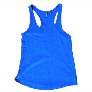 Cynthia Rowley Racerback Blue Tank Top
